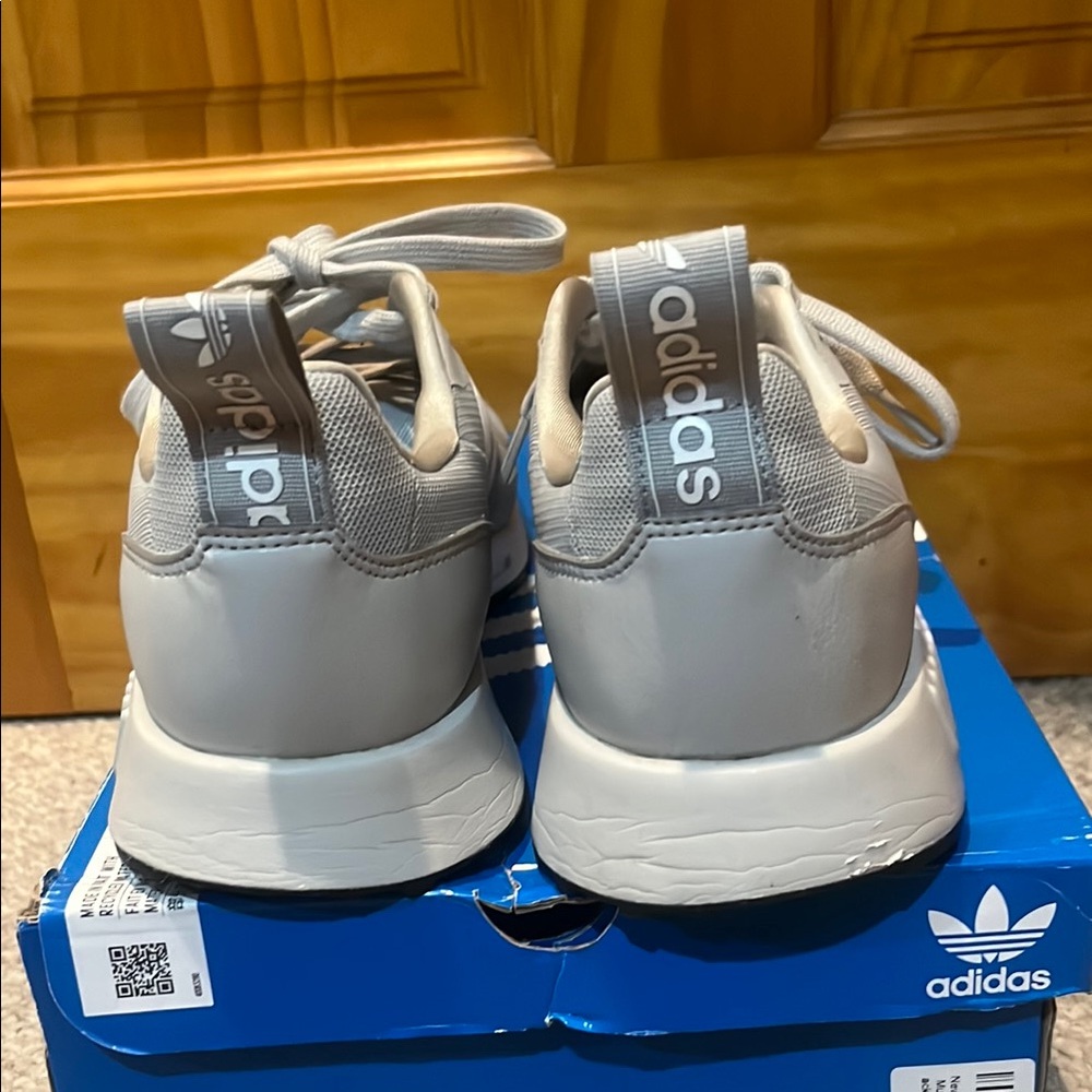Adidas Multix Gray & White Sneakers - Picture 5 of 13